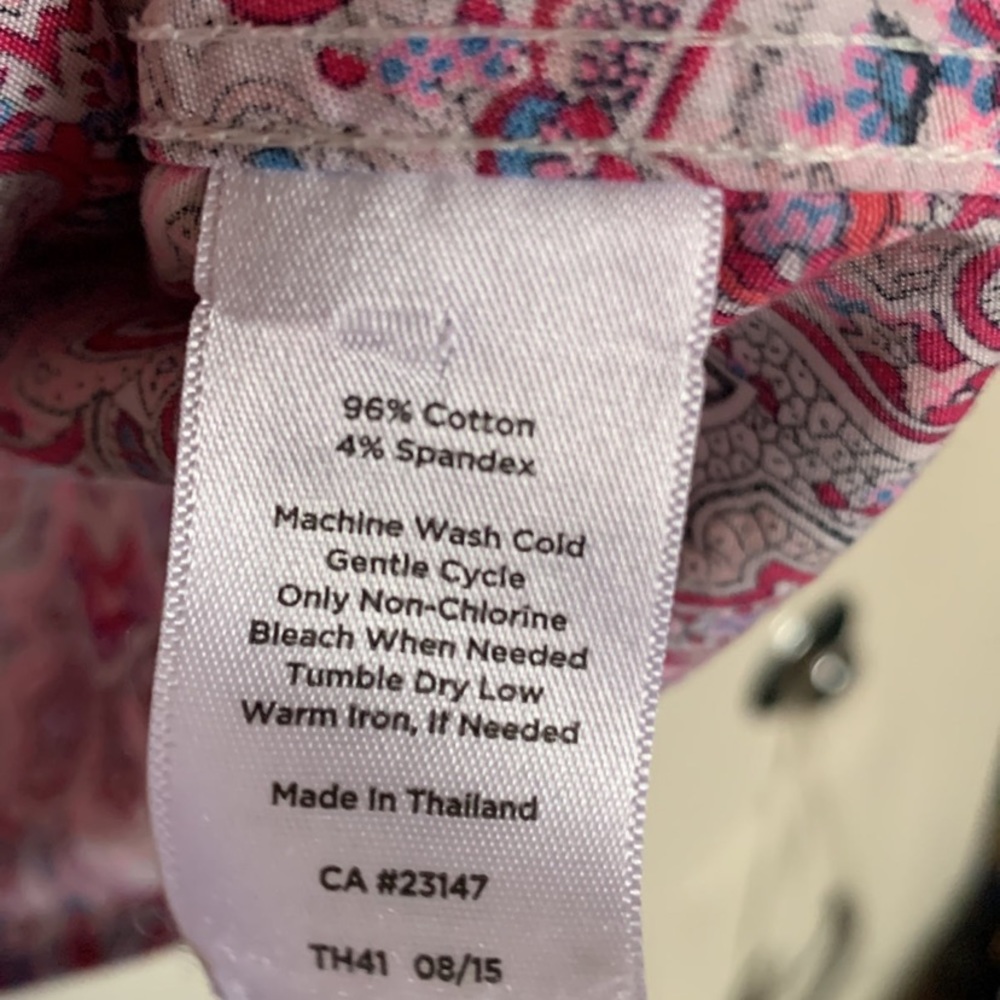 Talbots Button Down Blouse - image 3